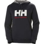 Helly Hansen W HH LOGO HOODIE Kadın Standart Kalıp Outdoor Kullanım İçin Lacivert Renkli Konforlu Sweatshirt
