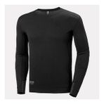 Helly Hansen Workwear Lıfa Bisiklet Yaka Sweatshirt -75117 M-991 BLACK (YıldızIşığı)