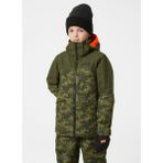 Helly Hansen Yeşil Erkek Çocuk Kapüşonlu Kayak Montu HHA.41761-HHA.431 Jr Summıt Jacket - 14 Yaş