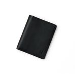 HELMBROOK London® El Yapımı Deri Bifold Erkek Cüzdanı | Tam Tahıl Hakiki Deriden Üretilmiştir | 6 Kart Sahibine Sahip RFID Güvenli İnce Dikey Cüzdan | Noel Doğum Günü için Hediye Kutusu ve Kılıfı, Düz