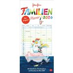 Helme Heine: Familienplaner 2026: Familienkalender mit 5 Spalten. Liebevoll illustrierter Familien-Wandkalender mit Schulferien und Stundenplänen. (Familienplaner Heye)