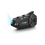 Helmet K10 R1 Plus Motosiklet Bluetooth İntercom Wifi Kayıt 1080P 120 Derece Angel Kamera