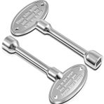 Helonge 1 Adet 3 "Gaz Valfi Tuşları, Evrensel Gaz Vanası Kaynakları Anahtar Fit 1/4 "ve 5/16", Yangın Çukuru ve Şömine için