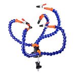 Helping Hands Lehimleme İstasyonu Masa Kelepçesi Lehimleme İstasyonu PCB Tutucu RC Drone Araba Modelleri için 5 Esnek Kollu Lehimleme