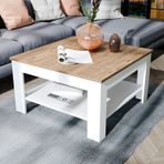Helsinki Orta Sehpa, Atlantik- Beyaz Suntalam 80 Cm