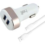 Helt Ht-19 10W 2 Çıkışlı 2400 Mah Type-C Kablo + Araç Şarj Aleti