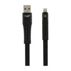 Helt HT-DC02 120 cm Siyah Lightning İp Örgü Şarj ve Data Kablosu