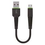 Helt HT-DC12 20 cm Siyah Plastik USB Şarj ve Data Kablosu