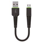 Helt HT-DC12 20 cm Siyah Plastik USB Şarj ve Data Kablosu