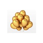 helyum pasta 12 Inç Metalik Gold Balon 5'li