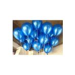 helyum pasta 12 Inç Metalik Mavi Balon 5'li