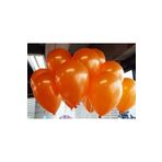 helyum pasta 12 Inç Metalik Turuncu Balon 5'li