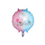 helyum pasta Cinsiyet Partisi Girl Or Boy Baskılı Folyo Balon 18 Inç