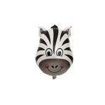 helyum pasta Zebra Karakterli Folyo Balon 22 Inç