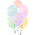 Helyuma Uyumlu Iyiki Dogdun Baskili Makaron Balon Karisik Pastel Renkler 12 İnch 100 Adet