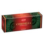 Hem Citronella Tütsü Çubuğu Seti (3,7 inç x 2,3 inç x 25,5 cm, Siyah, 120'li Paket)