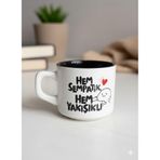 Hem Sempatik Hem Yakışıklı Beyaz Venüs Kupa -Hediyelik Kupa Fincan Mug
