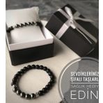 Hematit ve Oniks Taşlı Bileklik, Erkeğe Hediye, Sevgiliye, Sevgililer Günü, Şifalı Taş, Seni Seviyorum, Özür Dilerim, İyi ki Doğdun, Geçmiş Olsun, Doğum Günü