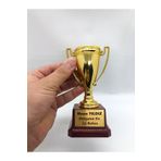 hemdemhediyelik Kişiye Özel Gönlümün Şampiyonu Mini Ödül Kupası Kişiselleştirilebilir (14 cm)