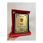 hemdemhediyelik Kişiye Özel Kadife Kutulu Plaket Mezuniyet-hizmet Anısı- Teşekkür- Ödül Plaketi Çerçeve Fotoğraf