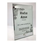 hemdemhediyelik Kişiye Özel Plaket Kristal Hediyelik Ödül Hatıra Fotoğraf Baskılı Aynalı Cam Çerçeve (15X13 CM)
