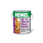 Hemel 21463 SL 1C Wood Floor Finish İpek Mat 5 lt Solvent Bazlı Parke Cilası
