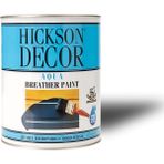HEMEL Hickson Decor Aqua Breather Paint Nefes Alan Polar White Beyaz Yarı Mat 1 Lt - 1 Adet