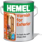 Hemel Su Bazlı Dış Cephe Ahşap Cilası 2,5 Lt Şeffaf Su İtici Özellikli Kullanıma Hazır