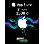 HemenOyun App Store Itunes 1500 Tl Hediye Kartı Bakiye Ios