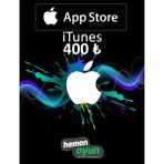 HemenOyun App Store Itunes 400 TL Hediye Kartı Bakiye Ios