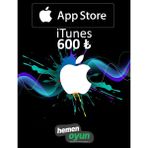 HemenOyun App Store Itunes 600 TL Hediye Kartı Bakiye Ios