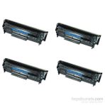 hementoner Canon İ Sensys Mf4380dn Toner Muadil Yazıcı Kartuş 4 Lü Ekonomik Paket - Siyah