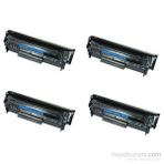 hementoner Canon İ Sensys Mf4450 Toner Muadil Yazıcı Kartuş 4 Lü Ekonomik Paket - Siyah