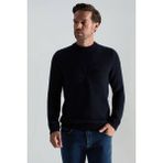 Hemington Kaşmir Yün Karışım Kar Desenli Lacivert Kazak - Navy - XL