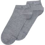 Hemington Pamuklu Açık Gri Ikili Sneaker Çorap Seti - 39 - 42