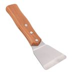 Hemobllo 1 Bilgisayar Teppanyaki Kısa Spatula Çekpas Çok Amaçlı Spatula Film Yapıştırma Aracı Çok Amaçlı Kazıyıcı Pişirme Spatulaları Teppanyaki Kazıyıcı Kalbur Kazıyıcı Mutfak Aleti Kayın