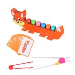 Hemobllo 1 Set Ahşap Mandal Tahtası Boncuk Oyunu Öğrenme Montessori Oyuncakları Renk Sıralama İstifleme Eşleştirme Oyuncakları Yürümeye Başlayan Çocuklar İçin Sayma Oyuncağı Çocuklar İçin