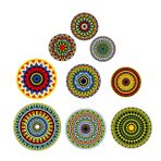 Hemobllo 1 Takım Boho Çıkartmaları Posterler Makyaj Dekoru Çıkarılabilir Duvar Sanatı Rattan Sepeti Afiş Çocuklar Duvar Çıkartması Makyaj Aynası Araba Bitki Estetik Pvc