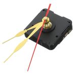 Hemobllo 1 Takım DIY duvar saati hareketi 25cm çaplı sessiz saat hareketi ellerle akrilik saat hareketi (siyah) sessiz saat kiti sessiz saat mekanizması saatler DIY saat parçaları Pil süit
