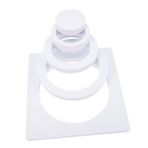 Hemobllo 1 Takım Fotoğraf Sahne Köpük Çekim Masaları Sahne Dekoratif Geometrik Küp Fotoğrafı Zor Panoları Fotoğraf Ürün Fotoğrafı Arka Planı 3 Boyutlu Yüzük Eva Polimer Köpük Sert Beyaz