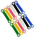 Hemobllo 12 Adet 1 Takım Diy Tel Sarıcı Usb Kablosu Kordonlar Için Kablo Tutucular Usb Kulaklıklar Kulaklık Sarıcı Usb Bir Kablo Kravat Depolama Kulaklik Pvc Paketleme Makinası Depolamak