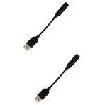 Hemobllo 2 Adet kulaklık adaptörü USB c ila 3. 5mm adaptörü ethernet USB adaptörü USB bir hub USB şarj tip-c - 3,5 mm adaptör kulaklık jak adaptörü Şarj etmek dönüştürücü Hattı tpe