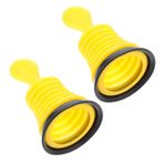 Hemobllo 2 Adet Tahliye Pistonu El Arabası Tekeri Güçlü Lavabo Pistonu Küvet Tahliye Sökücü Tesisatçı Pistonu Sink Drain Plunger Sıvı Erik Power Plunger Tub Plunger Küçük Sicim Kauçuk Hava