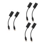 Hemobllo 3 Set 2 Adet Type-c - 3 5 Mm Adaptörler 2si 1 Arada Kulaklık Adaptörleri Dönüştürücüler İş Seyahatleri İçin Kompakt Taşınabilir Usb Adaptörü