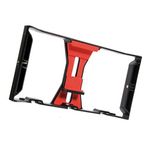 Hemobllo Akıllı telefon video Rig video kaydı cep telefonu stabilizatörü elde tutulabilir film yapımı montaj ekipmanı YouTube Vlogging için tripod tutucu (siyah kırmızı)