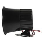 Hemobllo Alarm Kornası Modifikasyonu Araç Için Pa Hoparlör Konuşmacı Subwoofer Araba Aksesuarları Siren Alarmı Havalı Korna Motosiklet Iletişim Sistemleri Alarm Sireni Dış Mekan Plastik Bas