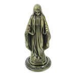 Hemobllo Mini Maria Figürü Vintage Araba Arka Heykeli Araba Aksesuarları Heykeli Golden Çinko Alaşım