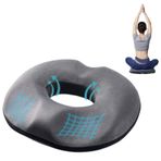 Hemoroid ve Siyatik Rölyef için Ortopedik Donut Yastığı, Araba ve Ofis için Hafızalı Köpük Koltuk Minderi, Anti Dekübitus Özellikli Ergonomik Tasarım