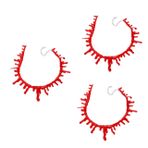 HEMOTON 15 kanlı kolye cadılar bayramı süsleri halloween decorations Cadılar Bayramı partisi malzemeleri kostüm kolye Bir kolye cadılar bayramı kostüm aksesuarı kan zinciri