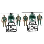 Hemoton 2 Takım Asker Modeli Oyuncak Çocuklar Için Playset Kidcraft Playset Aksiyon Figürleri Eril Kariyer Insanlar Figürü Erkekler Modelleri Savaş Playset Plastik Mini